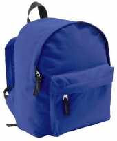 Goedkope boekentas blauw voor kinderen 9 liter rugzak