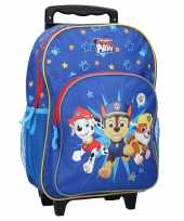 Goedkope paw patrol handbagage reiskoffer trolley 38 cm voor kinderen rugzak