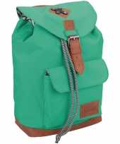 Goedkope vintage rugzak rugtas mint groen 29 cm voor kinderen