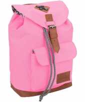 Goedkope vintage rugzak rugtas roze 29 cm voor kinderen